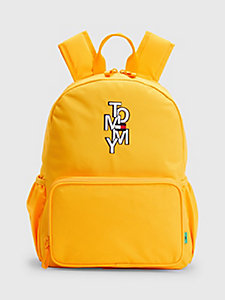 geel kids rugzak met logo voor kids unisex - tommy hilfiger