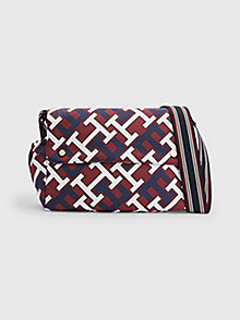 red th monogram baby changing bag for kids unisex tommy hilfiger