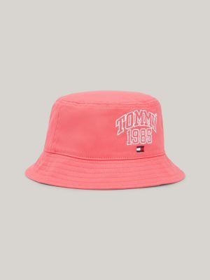 tommy hilfiger bucket hat pink