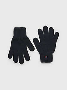 gants essential pour enfant bleu pour kids unisex tommy hilfiger