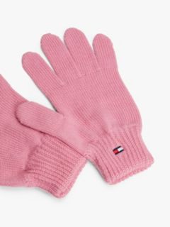 Kids' Essential Flag Embroidery Gloves — Pink 2