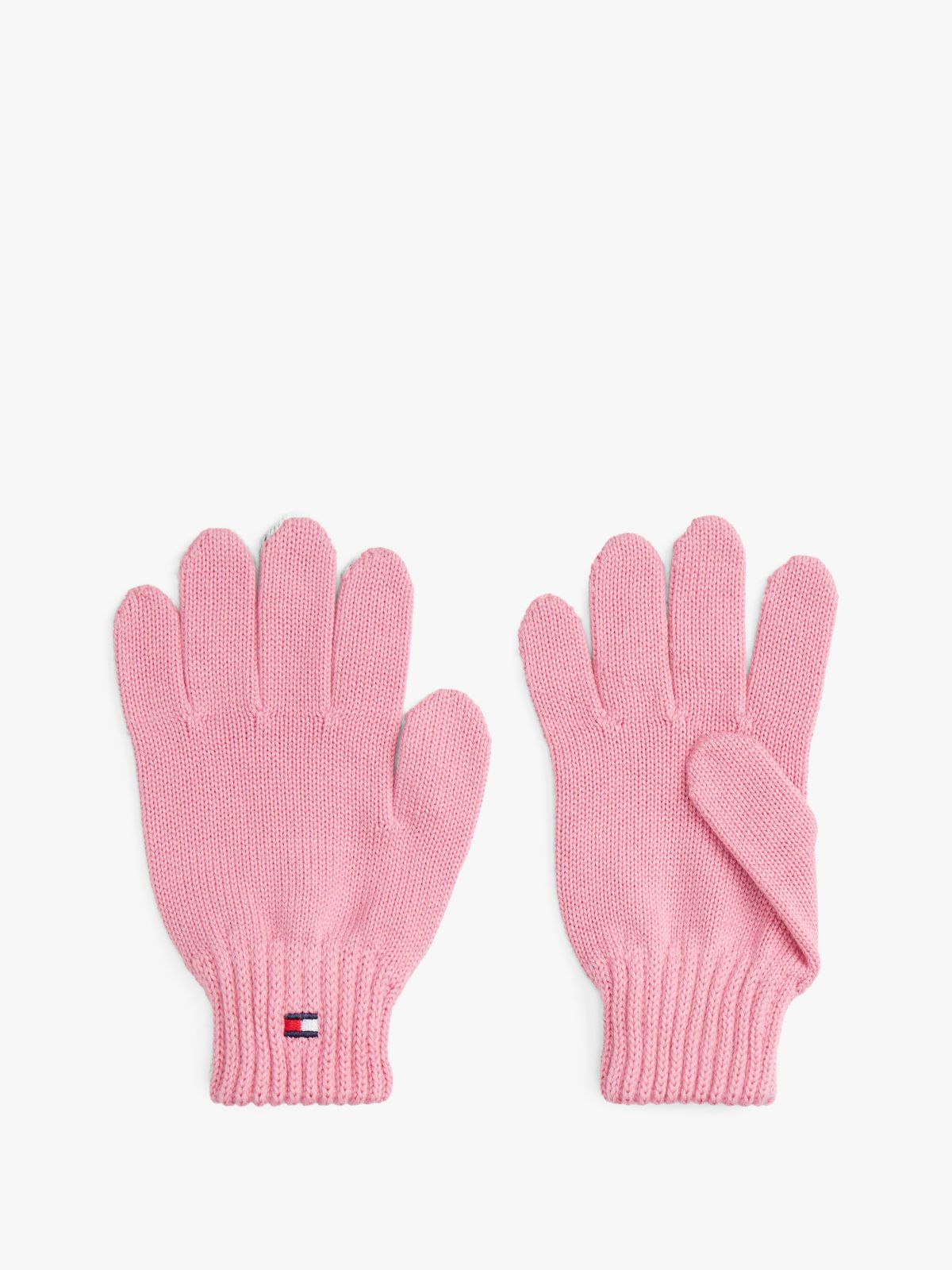 Kids' Essential Flag Embroidery Gloves — Pink