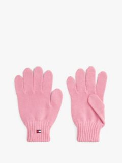 Kids' Essential Flag Embroidery Gloves — Pink 1