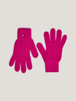 Kids Essential handschoenen met | ROZE | Tommy Hilfiger