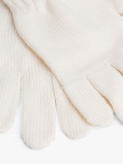 Kids' Essential Flag Embroidery Gloves — White 3