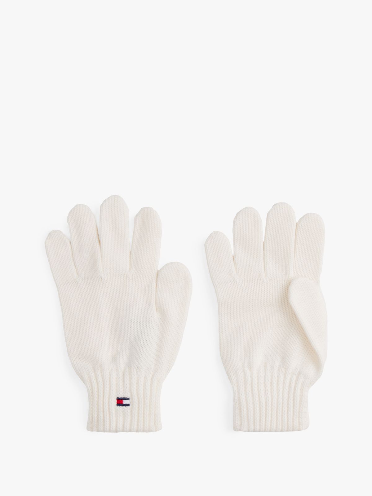 Kids' Essential Flag Embroidery Gloves — White