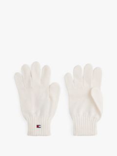 Kids' Essential Flag Embroidery Gloves — White 1