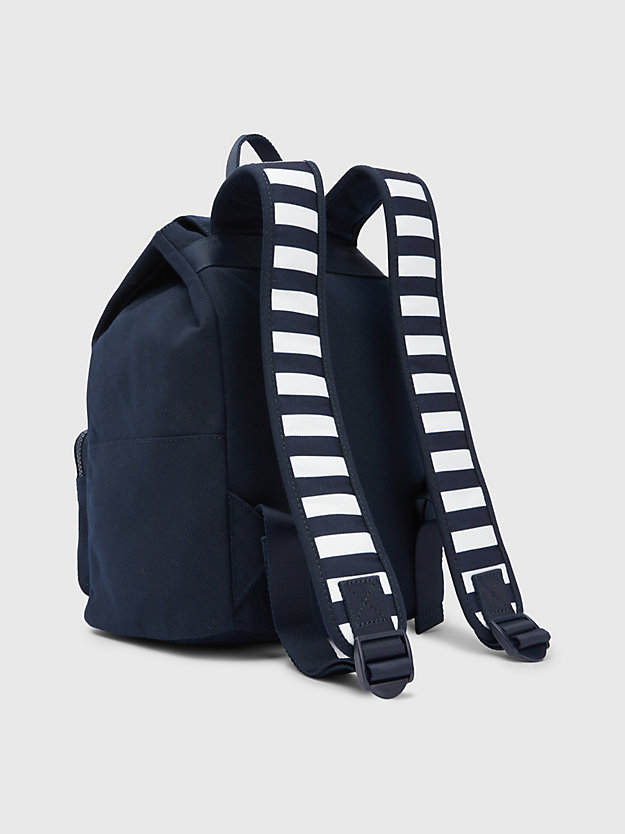 SPACE BLUE Kids' Stripe Strap Backpack for kids unisex TOMMY HILFIGER