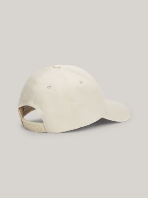 beige kids' essential logo cap for kids unisex tommy hilfiger