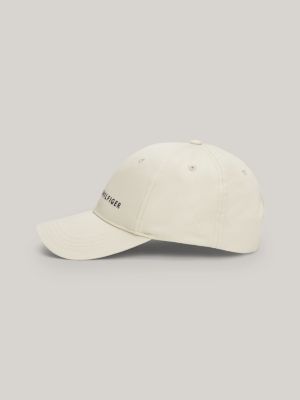 beige kids' essential logo cap for kids unisex tommy hilfiger