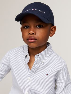 blue kids' essential logo cap for kids unisex tommy hilfiger