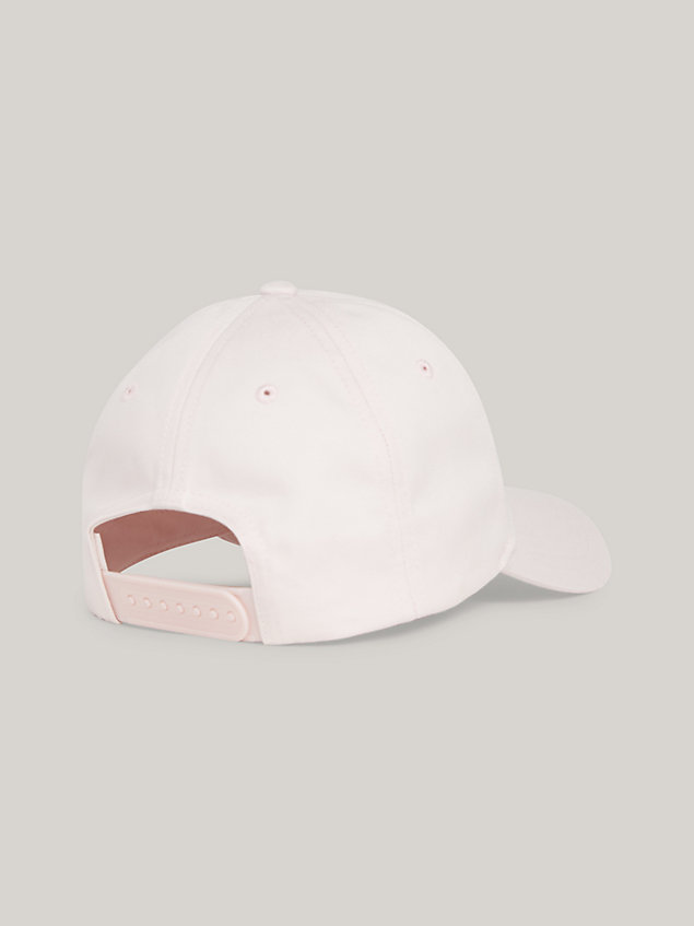 pink kids' essential adjustable cap for kids unisex tommy hilfiger
