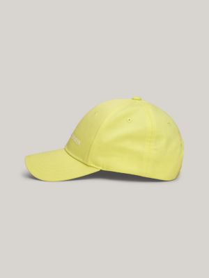 yellow kids' essential logo cap for kids unisex tommy hilfiger