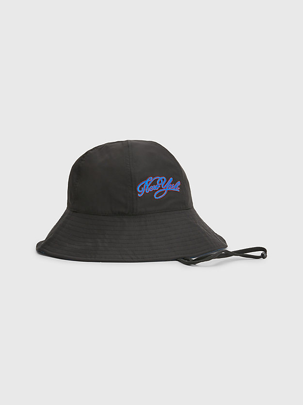 BLACK MIX Toggle Cord Logo Bucket Hat for unisex TOMMY JEANS