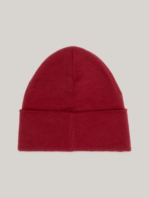 Kids\' Signature Beanie | Red Tommy | Hilfiger