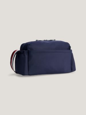 Borsa Fasciatoio Logo Blu