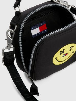 Tommy Jeans x Smiley® CrossbodyTasche mit Logo SCHWARZ Tommy Hilfiger