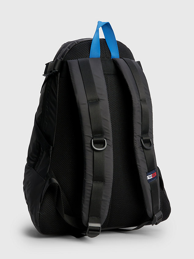 black archive recycled backpack for unisex tommy jeans