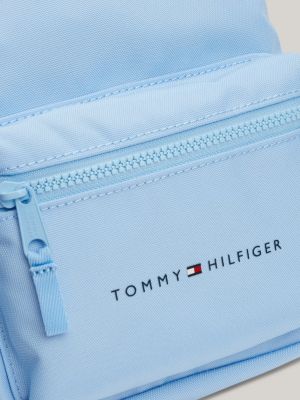 mochila essential de niños con logo azul de unisex infantil tommy hilfiger