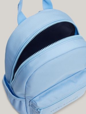 mochila essential de niños con logo azul de unisex infantil tommy hilfiger