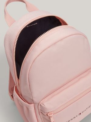 mochila essential de niños con logo rosa de unisex infantil tommy hilfiger