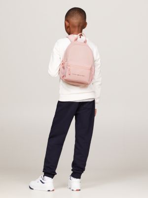 mochila essential de niños con logo rosa de unisex infantil tommy hilfiger