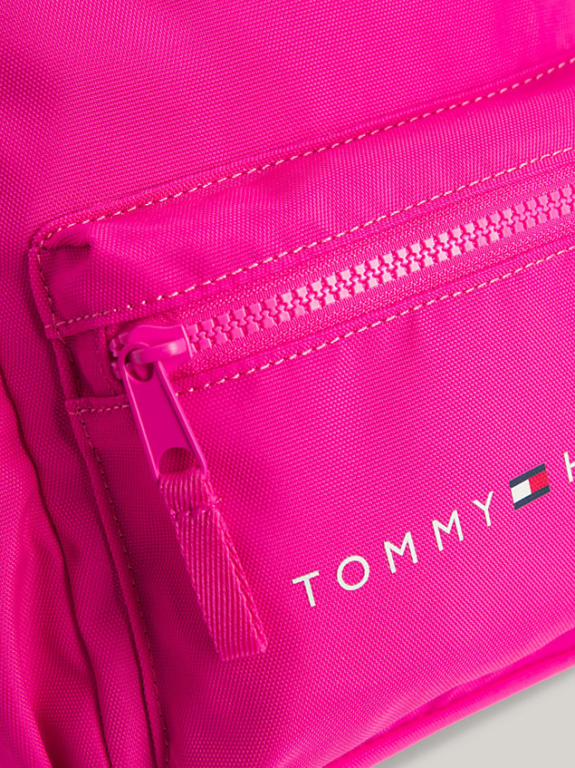pink kids essential kleine gerecyclede rugzak voor kids unisex - tommy hilfiger