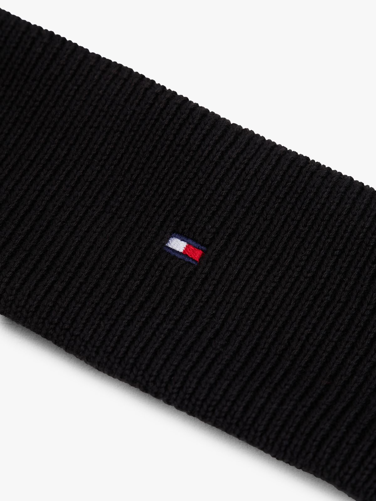 Kids' Essential Flag Embroidery Headband — Black