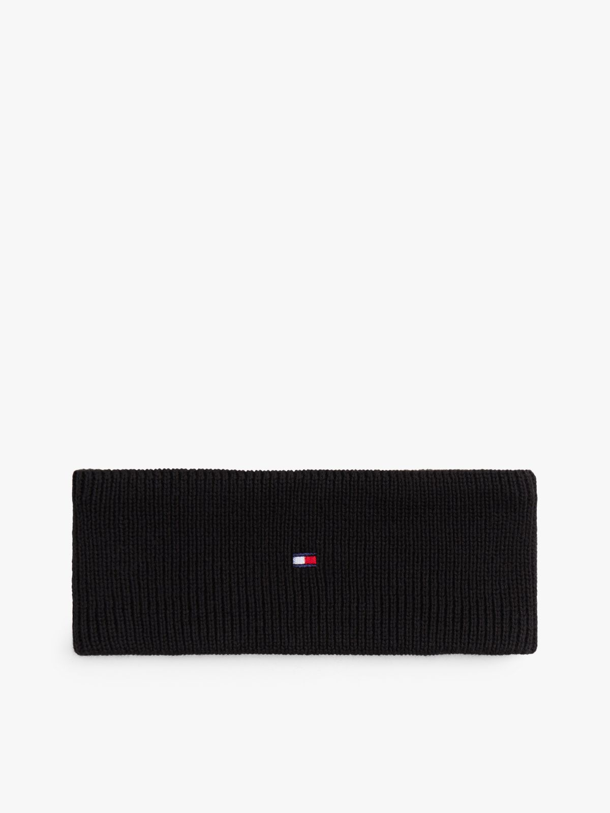 Kids' Essential Flag Embroidery Headband — Black