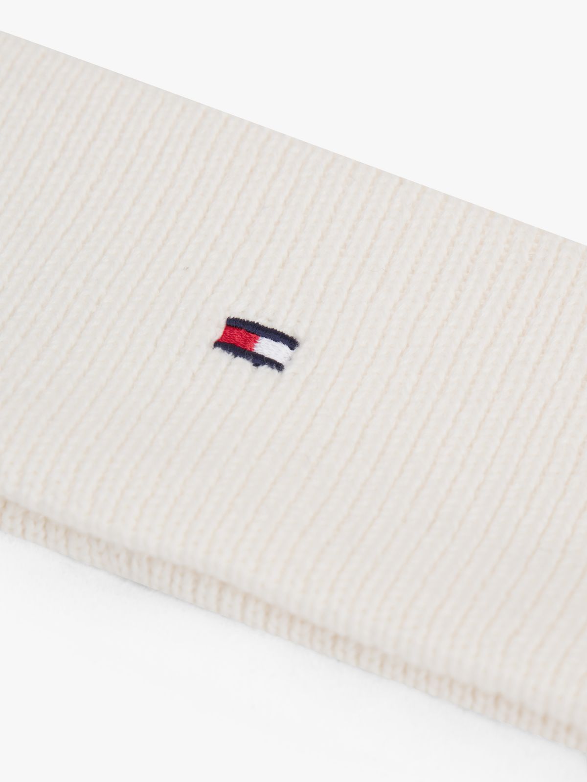 Kids' Essential Flag Embroidery Headband — White