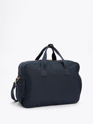 Borsa Fasciatoio Logo Blu