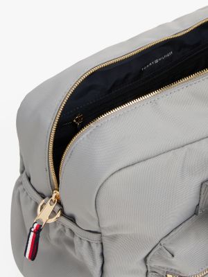 sac à langer à monogramme th gris pour enfant unisexe tommy hilfiger