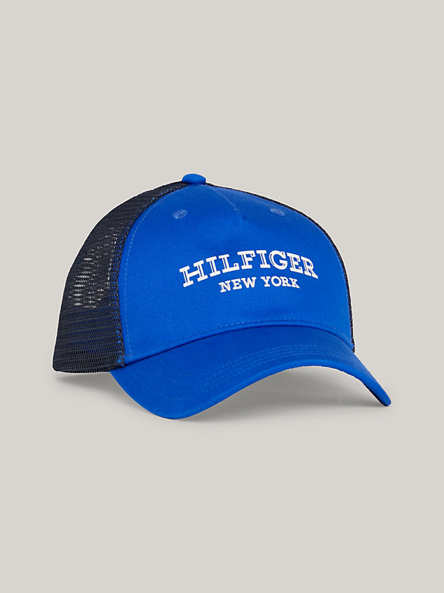 blue kids' hilfiger monotype baseball cap for kids unisex tommy hilfiger
