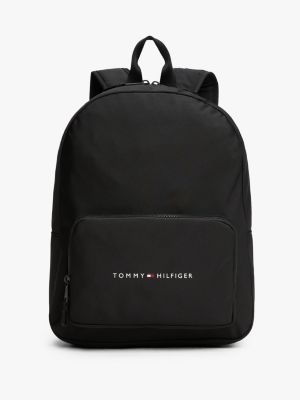 black kids essential rugzak met logo en bol-design voor kinderen unisex - tommy hilfiger