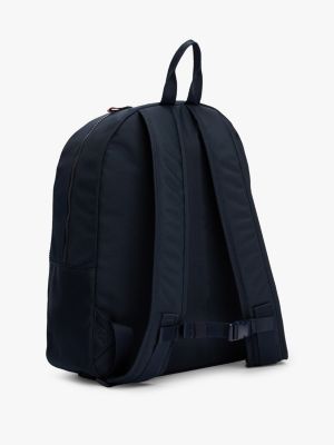 blau kids essential kuppelförmiger logo-rucksack für unisex kinder - tommy hilfiger