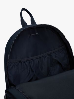 blau kids essential kuppelförmiger logo-rucksack für unisex kinder - tommy hilfiger