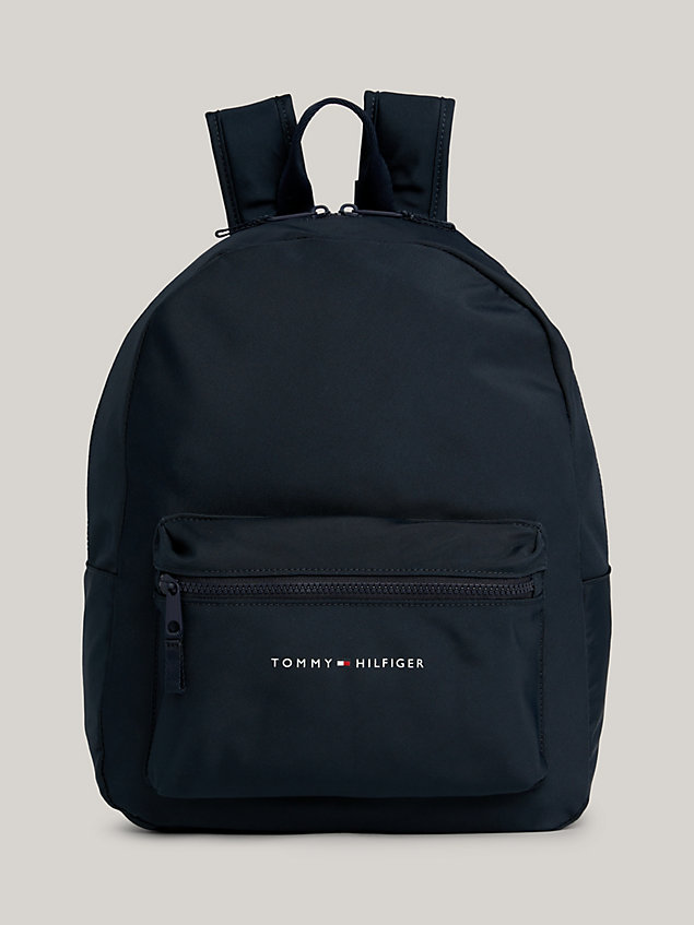 blue kids' essential backpack for kids unisex tommy hilfiger