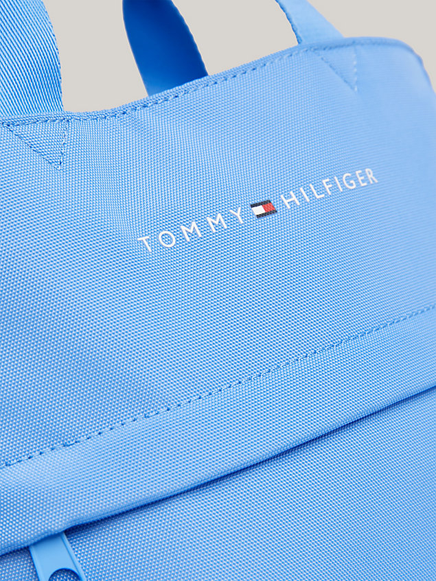 blue kids essential schultertasche mit logo-riemen für kids unisex - tommy hilfiger