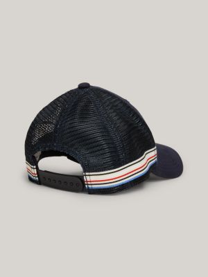 blue kids baseball-cap mit mesh-einsatz für unisex kinder - tommy hilfiger