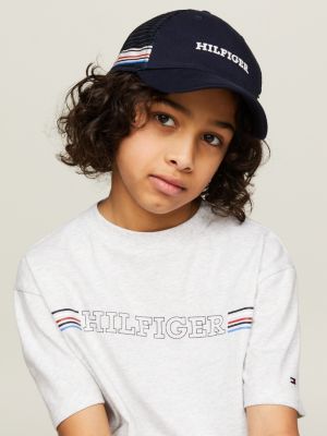 Kids Mesh Panel Baseball Cap Blue Tommy Hilfiger