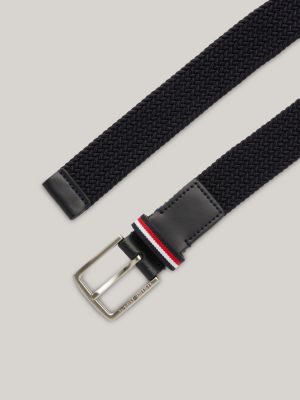 blue kids essential gürtel mit geflochtenem design für unisex kinder - tommy hilfiger