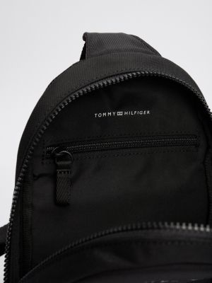 zaino monospalla essential bambino/a con logo nero da gender-inclusive bambini tommy hilfiger