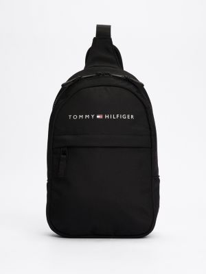 schwarz kids essential crossbody-tasche mit logo für gender-inclusive kinder - tommy hilfiger