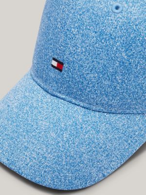 Kids Essential pet met geborduurde vlag Blauw Tommy Hilfiger