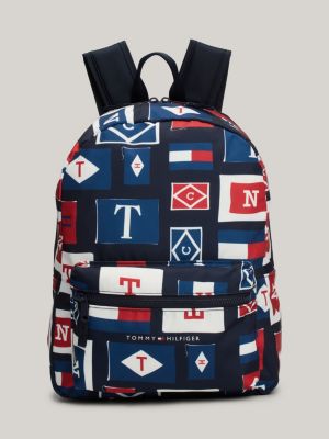 Kids Essential rugzak met print Blauw Tommy Hilfiger