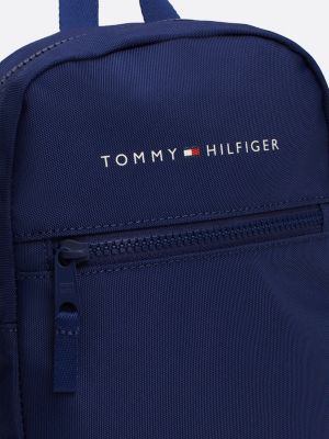 zaino monospalla essential bambino/a blu da gender-inclusive bambini tommy hilfiger