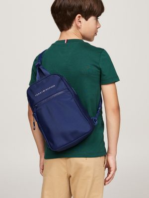 Tommy hilfiger sling bag blue sale