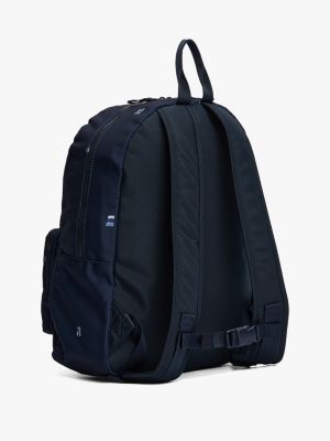 mochila essential de niños con logo estampado azul de diseño inclusivo infantil tommy hilfiger