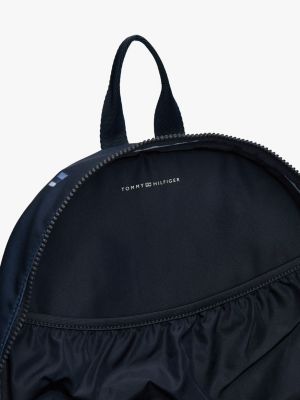 sac à dos essential à motif pour enfant bleu pour enfants genre inclusif tommy hilfiger