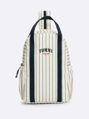 multi kids varsity rucksack mit streifen für gender-inclusive kinder - tommy hilfiger